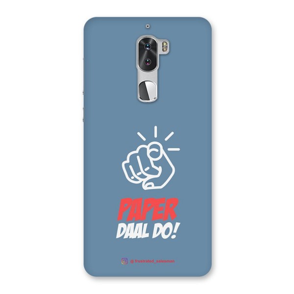 Paper Daal Do SteelBlue Back Case for Coolpad Cool 1