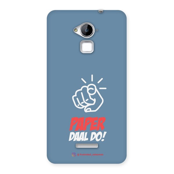 Paper Daal Do SteelBlue Back Case for Coolpad Note 3