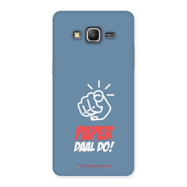 Paper Daal Do SteelBlue Back Case for Galaxy Grand Prime