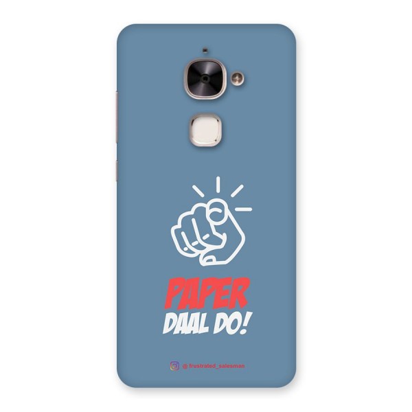 Paper Daal Do SteelBlue Back Case for Le 2