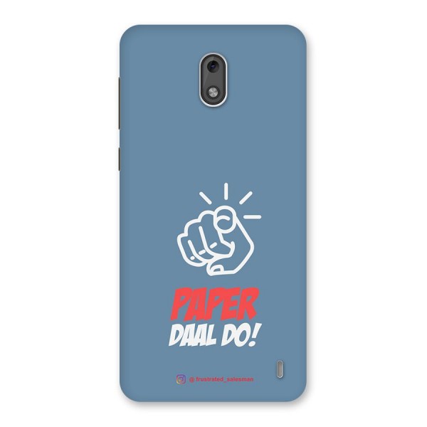 Paper Daal Do SteelBlue Back Case for Nokia 2