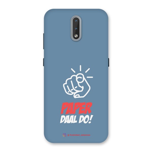 Paper Daal Do SteelBlue Back Case for Nokia 2.3