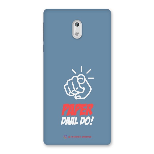 Paper Daal Do SteelBlue Back Case for Nokia 3