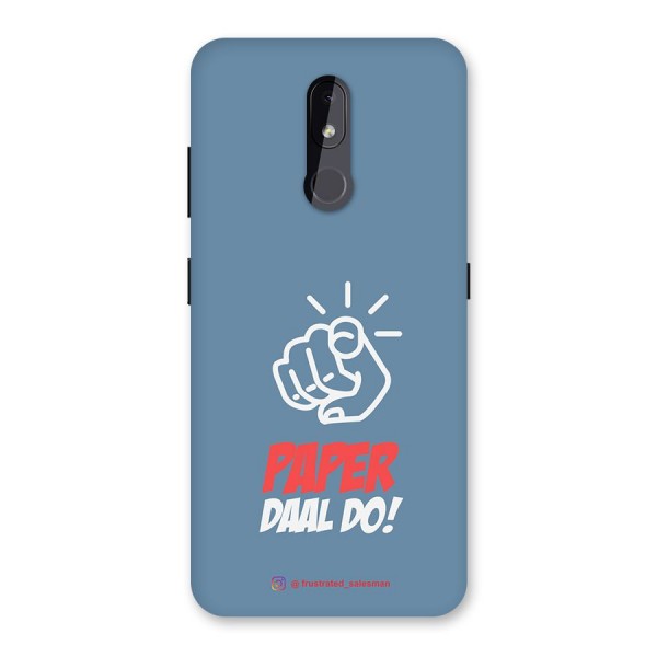 Paper Daal Do SteelBlue Back Case for Nokia 3.2