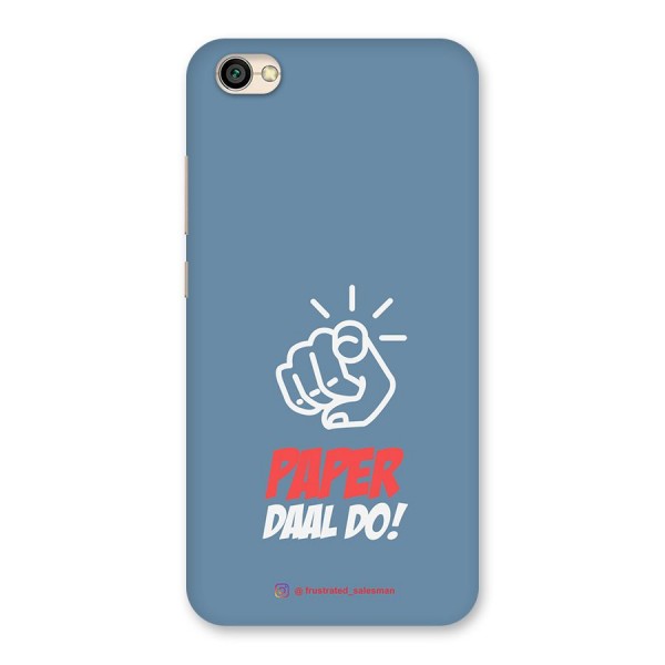 Paper Daal Do SteelBlue Back Case for Redmi Y1 Lite