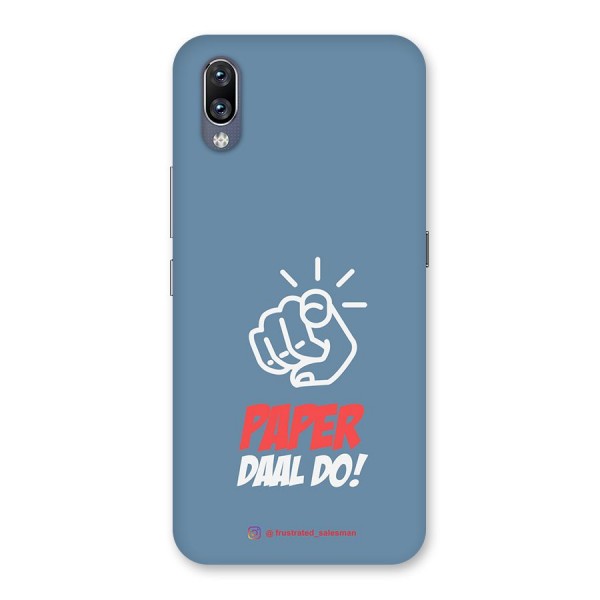 Paper Daal Do SteelBlue Back Case for Vivo NEX