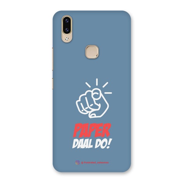 Paper Daal Do SteelBlue Back Case for Vivo V9