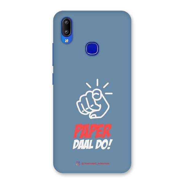 Paper Daal Do SteelBlue Back Case for Vivo Y91