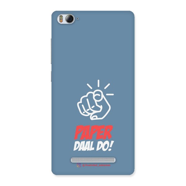 Paper Daal Do SteelBlue Back Case for Xiaomi Mi4i