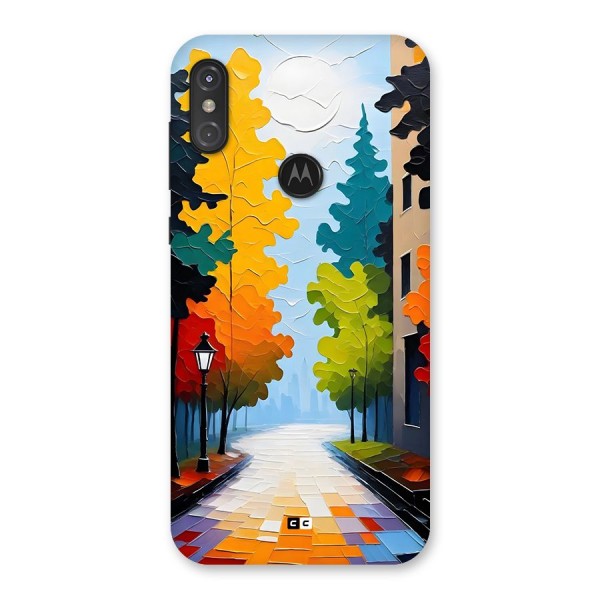 Paper Street Back Case for Motorola One Power