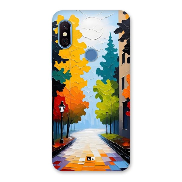 Paper Street Back Case for Redmi Note 6 Pro