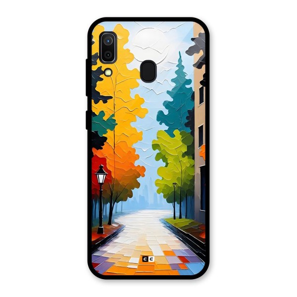 Paper Street Glass Back Case for Galaxy A30