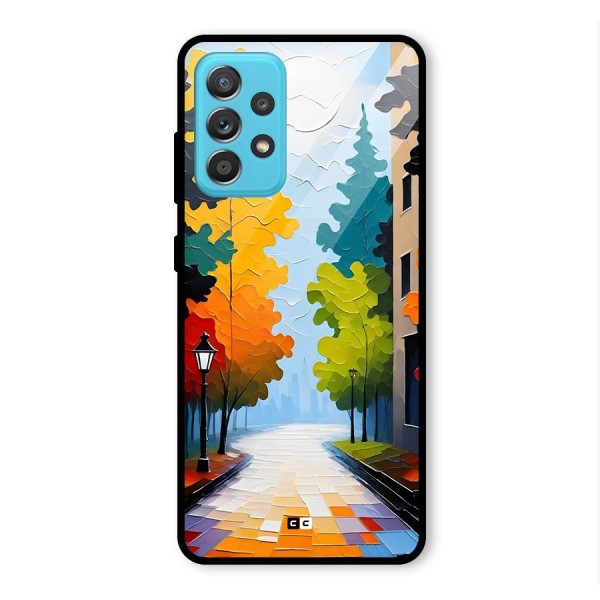 Paper Street Glass Back Case for Galaxy A52s 5G