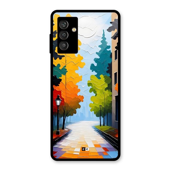 Paper Street Glass Back Case for Galaxy M13