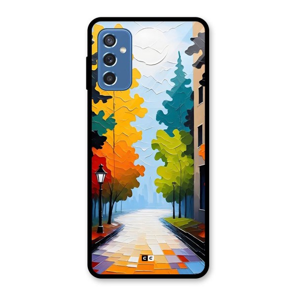 Paper Street Glass Back Case for Galaxy M52 5G