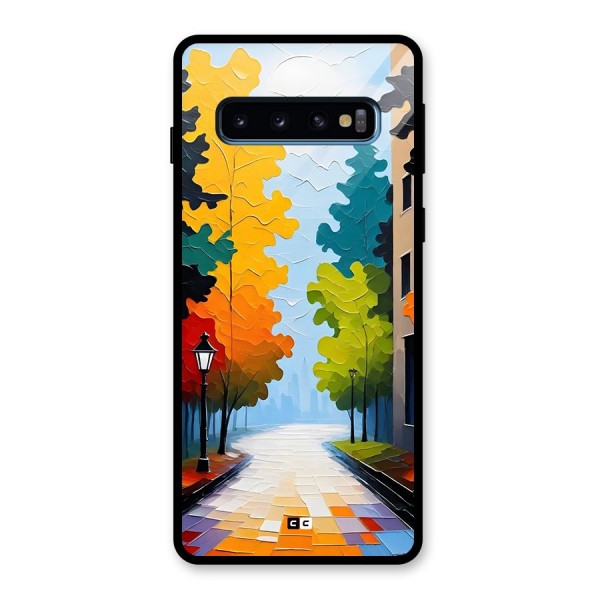 Paper Street Glass Back Case for Galaxy S10