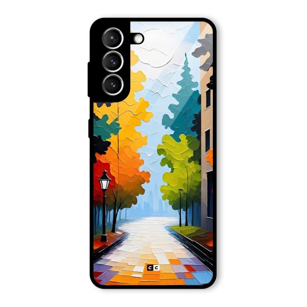 Paper Street Glass Back Case for Galaxy S21 5G