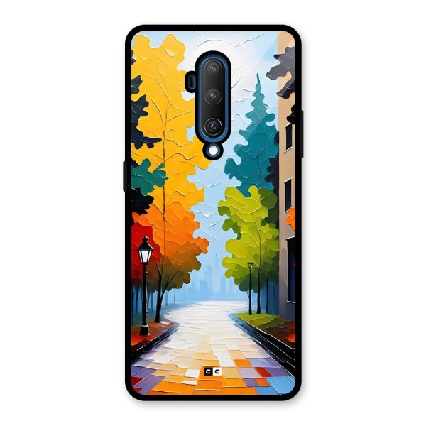 Paper Street Glass Back Case for OnePlus 7T Pro