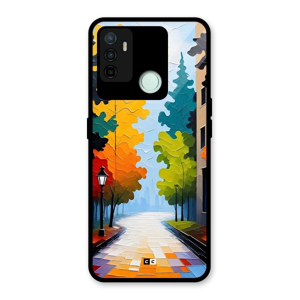 Paper Street Glass Back Case for Oppo A53