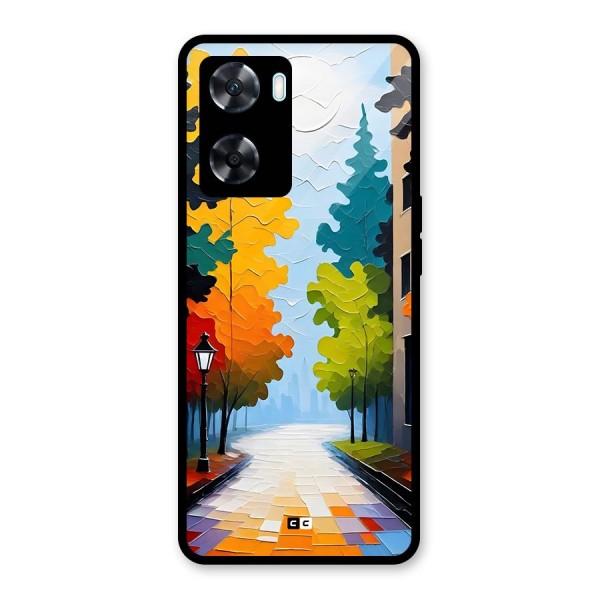 Paper Street Glass Back Case for Oppo A77