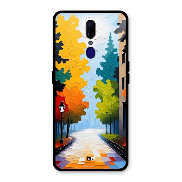 Paper Street Glass Back Case for Oppo F11