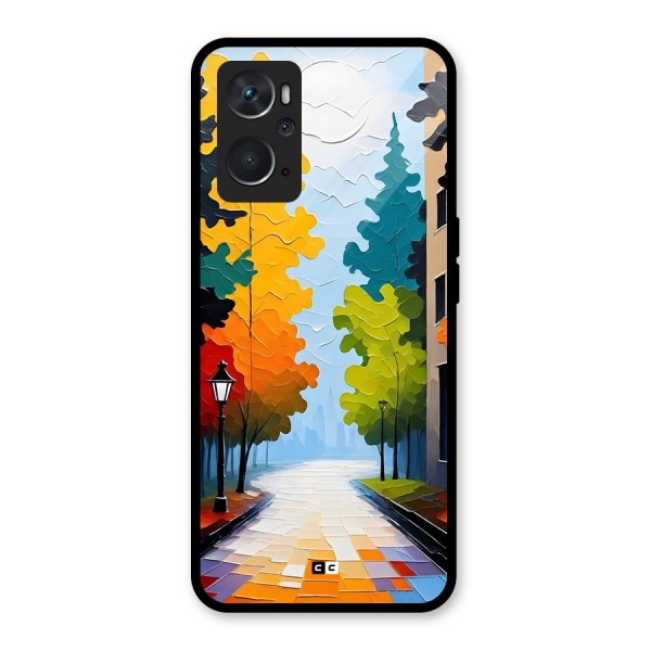 Paper Street Glass Back Case for Oppo K10 4G