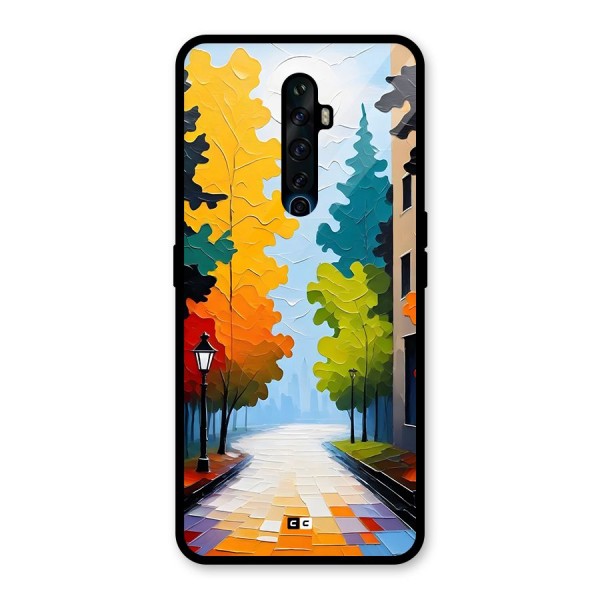 Paper Street Glass Back Case for Oppo Reno2 F