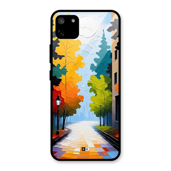 Paper Street Glass Back Case for Realme C11