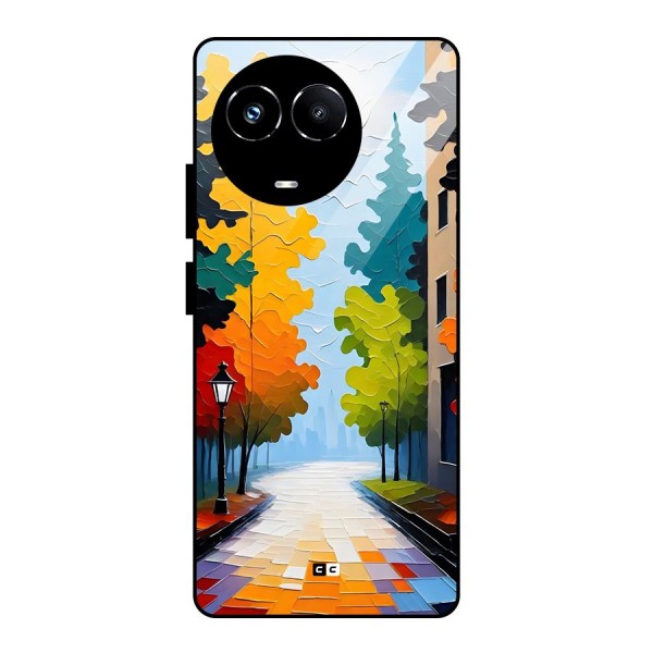 Paper Street Glass Back Case for Realme Narzo 60X