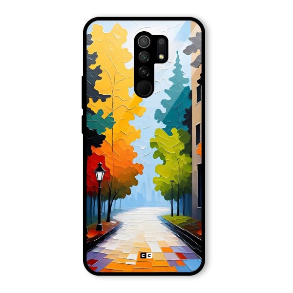 Paper Street Glass Back Case for Redmi 9 Prime