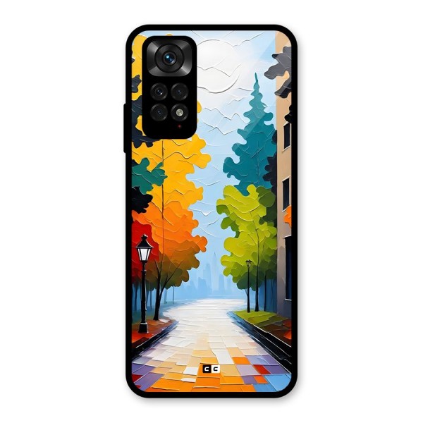 Paper Street Glass Back Case for Redmi Note 11S