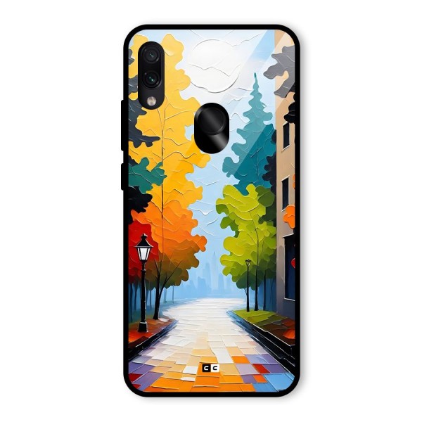 Paper Street Glass Back Case for Redmi Note 7