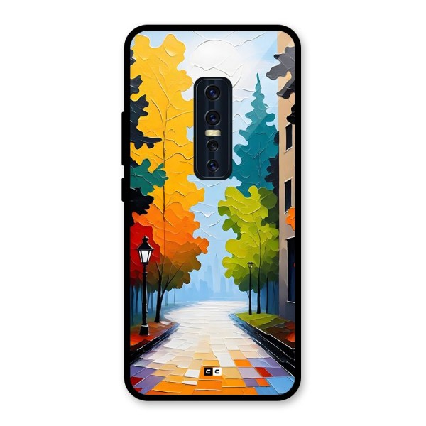 Paper Street Glass Back Case for Vivo V17 Pro