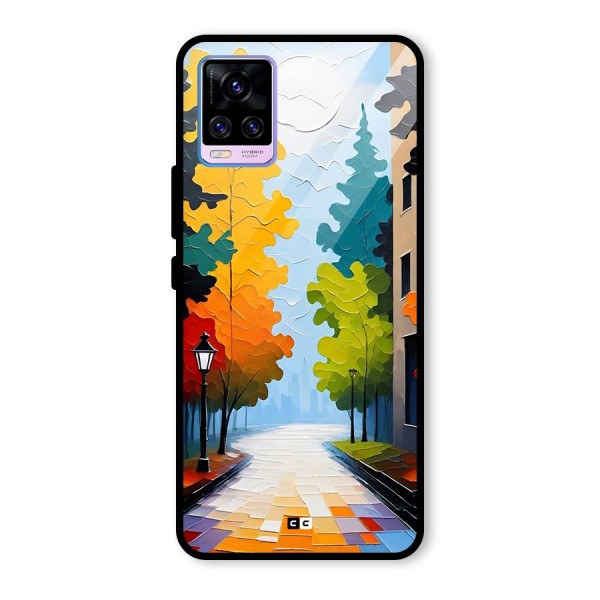 Paper Street Glass Back Case for Vivo V20 Pro