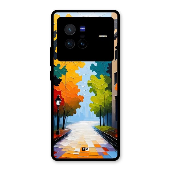 Paper Street Glass Back Case for Vivo X80