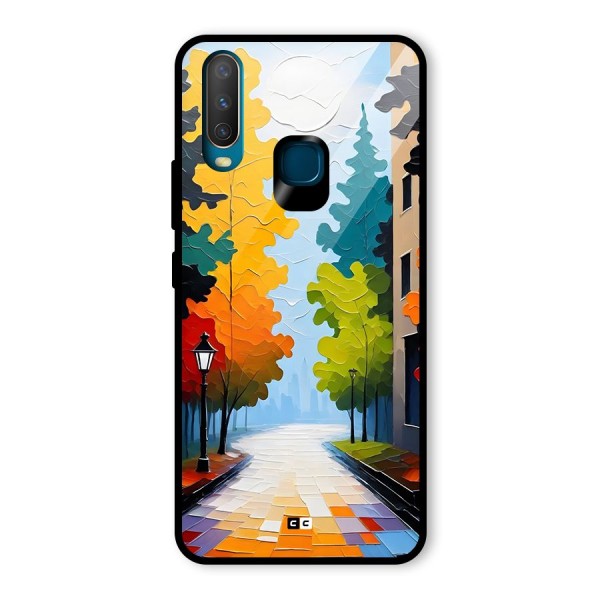 Paper Street Glass Back Case for Vivo Y12