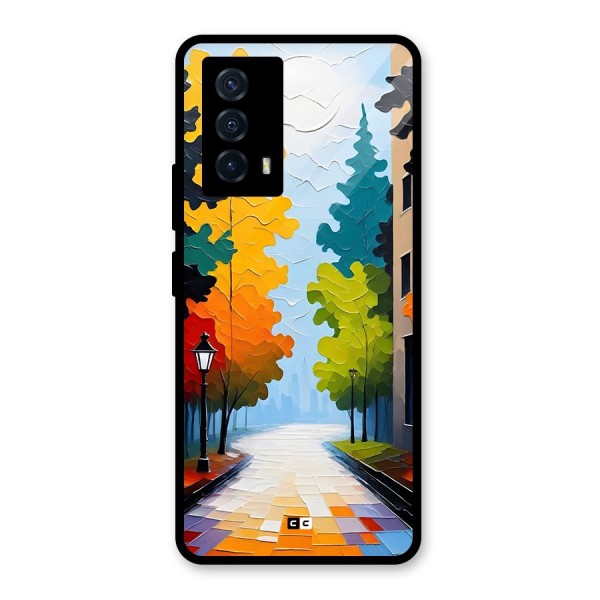 Paper Street Glass Back Case for Vivo iQOO Z5