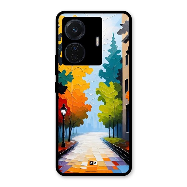 Paper Street Glass Back Case for Vivo iQOO Z6 Pro