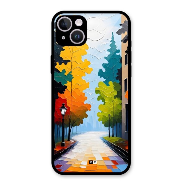 Paper Street Glass Back Case for iPhone 14 Plus