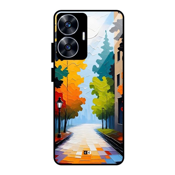 Paper Street Glass Back Case for realme C55