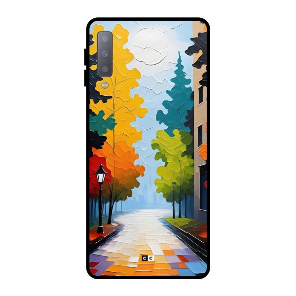 Paper Street Metal Back Case for Galaxy A7 (2018)