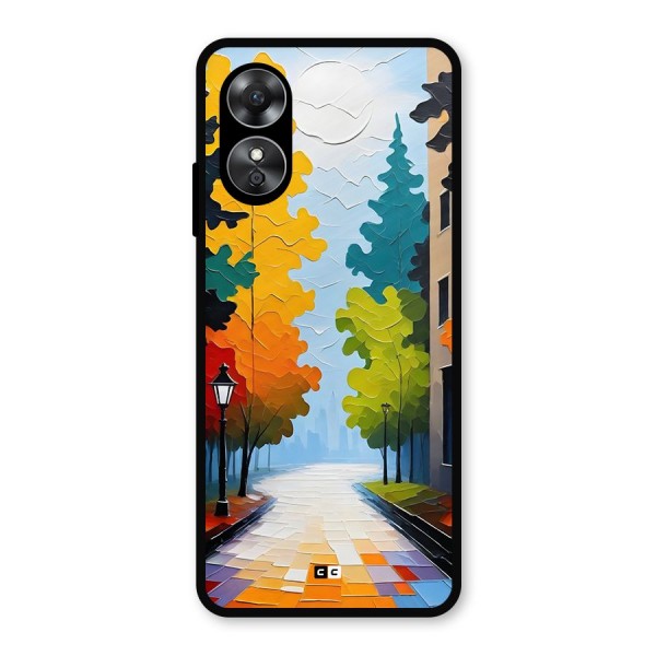 Paper Street Metal Back Case for Oppo A17