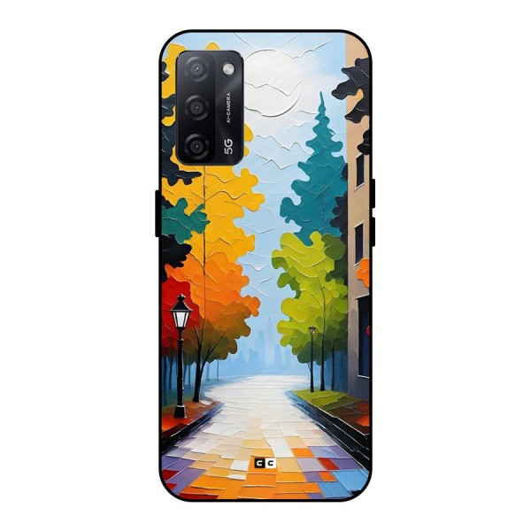 Paper Street Metal Back Case for Oppo A53s 5G