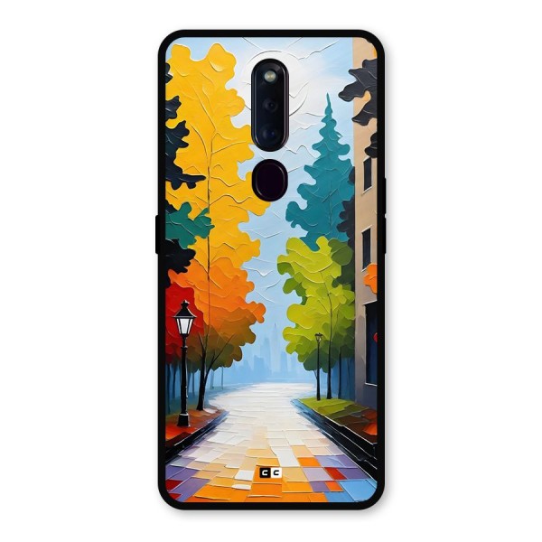 Paper Street Metal Back Case for Oppo F11 Pro