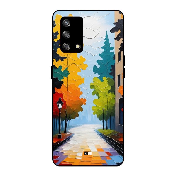 Paper Street Metal Back Case for Oppo F19s