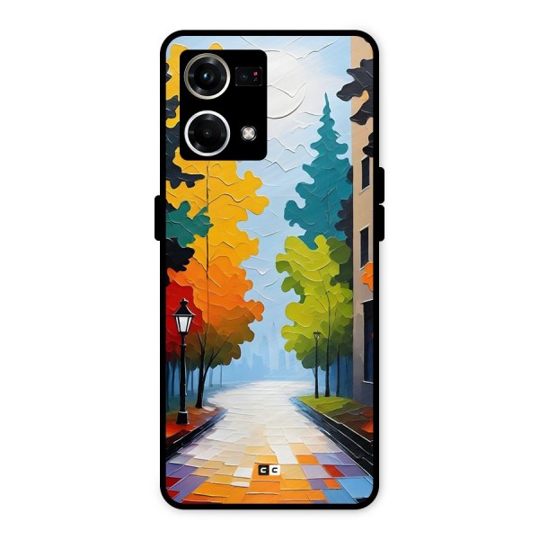 Paper Street Metal Back Case for Oppo F21s Pro 4G