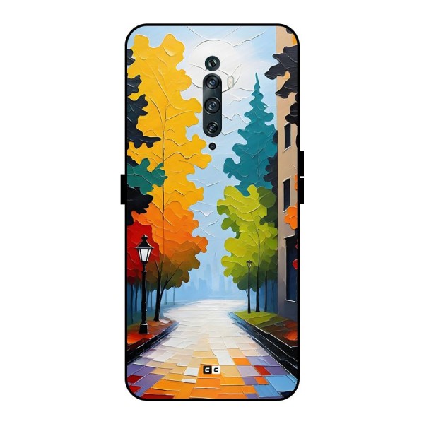 Paper Street Metal Back Case for Oppo Reno2 F