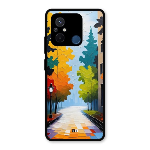 Paper Street Metal Back Case for Poco C55