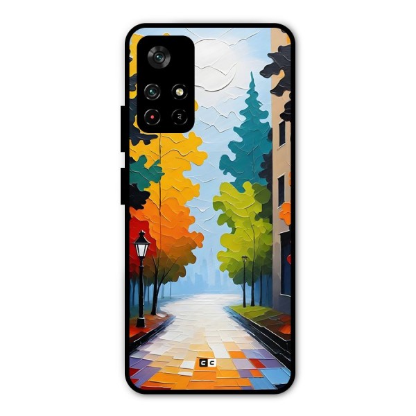 Paper Street Metal Back Case for Poco M4 Pro 5G