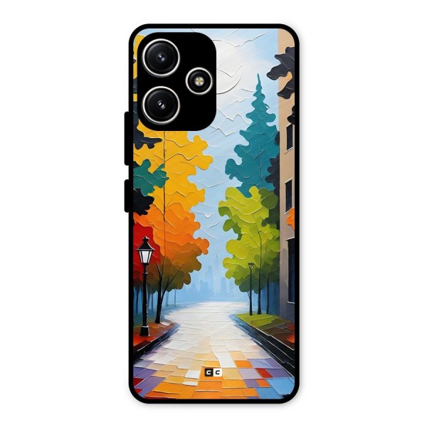 Paper Street Metal Back Case for Poco M6 Pro